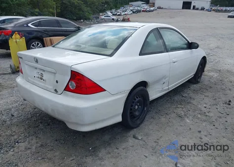 2004 Honda Civic Lx из США, поврежденный, VIN 1HGEM22524L007777